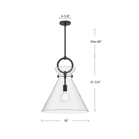 Alora Mood Emerson 18-in Pendant