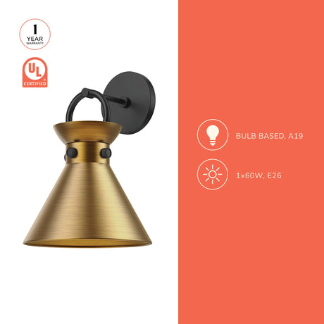 Alora Mood Emerson 9-in Wall/Vanity Light