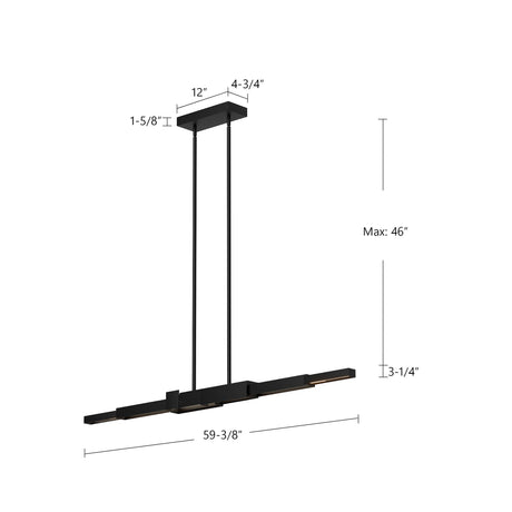 Kuzco Enzo 60-in Linear Pendant