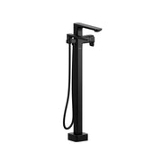 Equinox 2-way Type T (Thermostatic) Coaxial Floor-mount Tub Filler With Hand Shower Trim