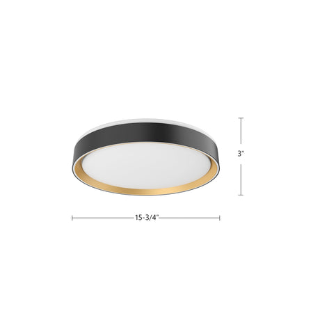 Kuzco Essex 16-in Flush Mount