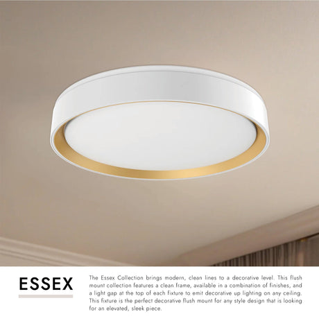 Kuzco Essex 16-in Flush Mount