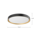 Kuzco Essex 20-in Flush Mount