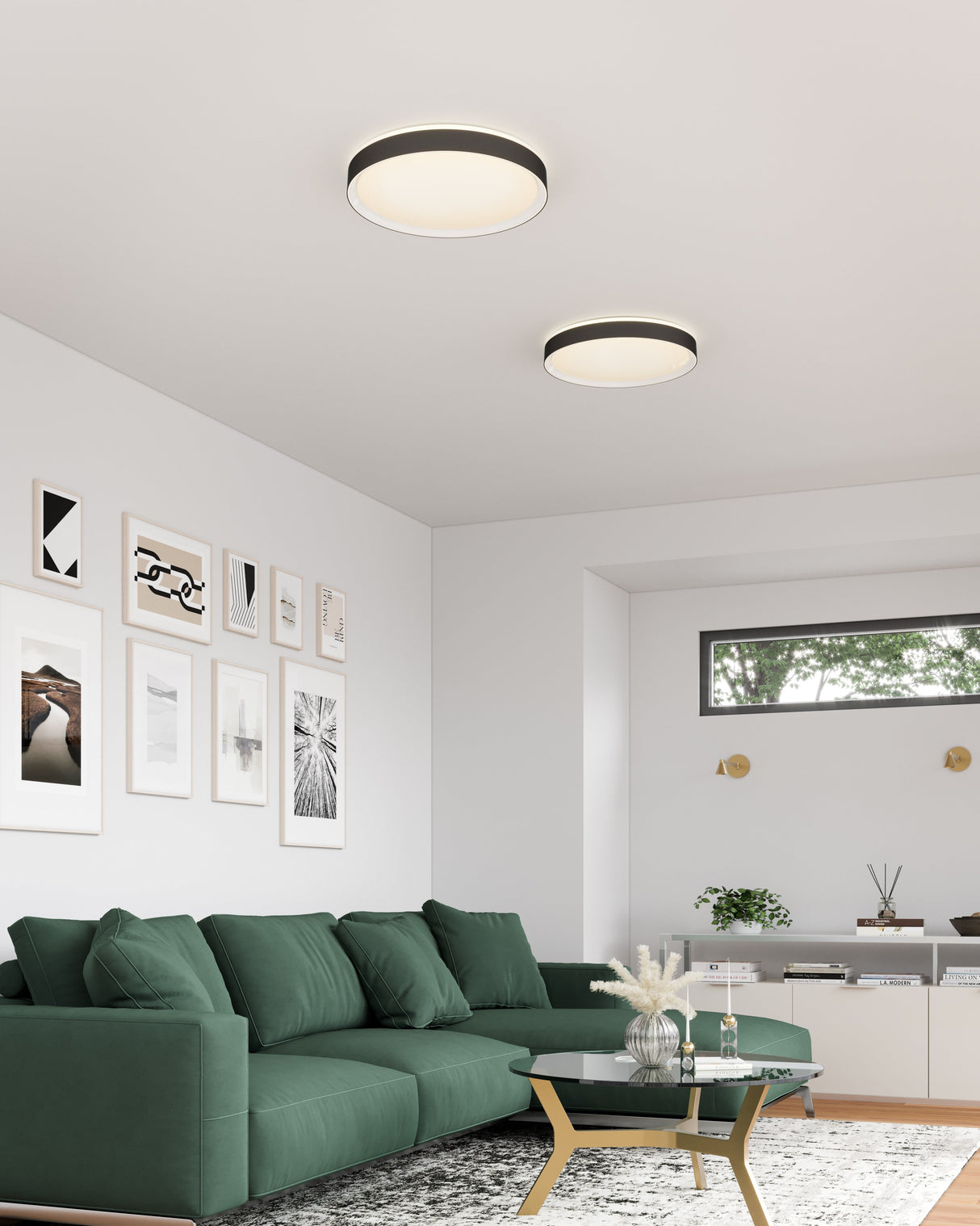 Kuzco Essex 20-in Flush Mount