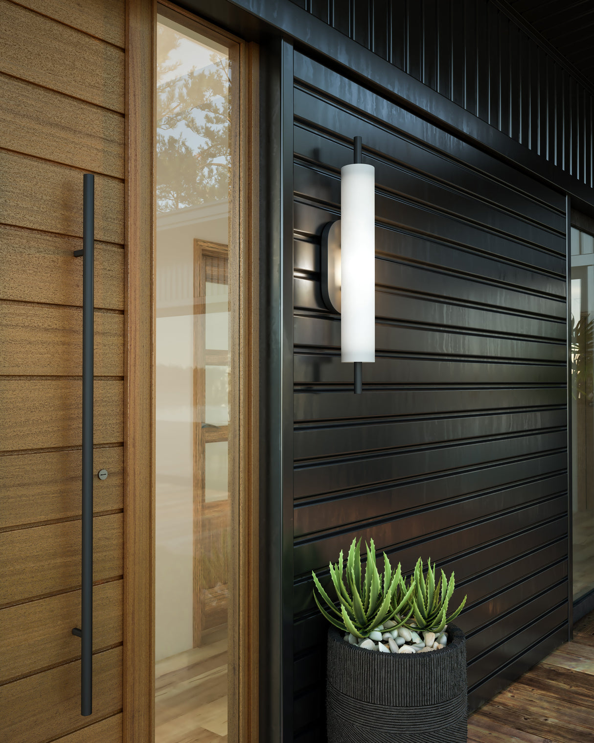 Kuzco Estes 24-in Exterior Wall Sconce