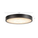 Alora Evelyn 7-in Flush Mount