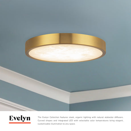 Alora Evelyn 7-in Flush Mount
