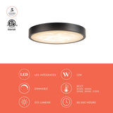 Alora Evelyn 7-in Flush Mount