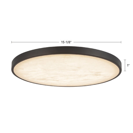 Alora Evelyn 15-in Flush Mount
