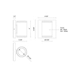 Kuzco Architectural Nordic 4-in (2-in Dia.) Exterior Wall