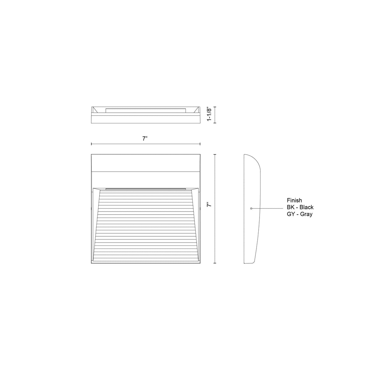 Kuzco Casa 7-in Exterior Wall Sconce