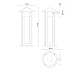 Alora Mood Tenko 18-in Exterior Wall