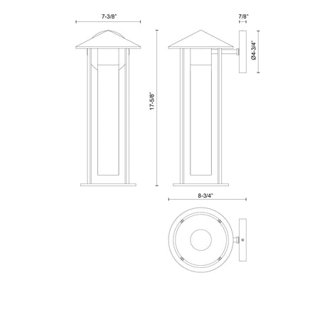 Alora Mood Tenko 18-in Exterior Wall