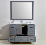 Eileen Transitional Floor Mount Single Sink Vanity Set – Large Size