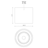 Kuzco Falco 5-in Flush Mount