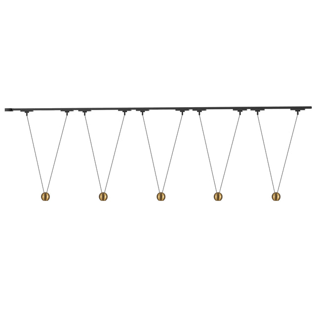 Kuzco Trilo Ceiling Kit - Faria Double 5-Head