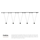 Kuzco Trilo Ceiling Kit - Faria Double 5-Head