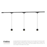 Kuzco Trilo Ceiling Kit - Faria 3-Head