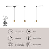 Kuzco Trilo Ceiling Kit - Faria 3-Head