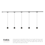 Kuzco Trilo Ceiling Kit - Faria 5-Head