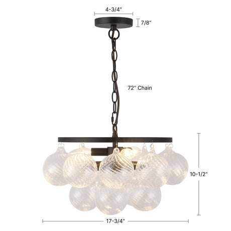 Alora Mood Faye 18-in Chandelier