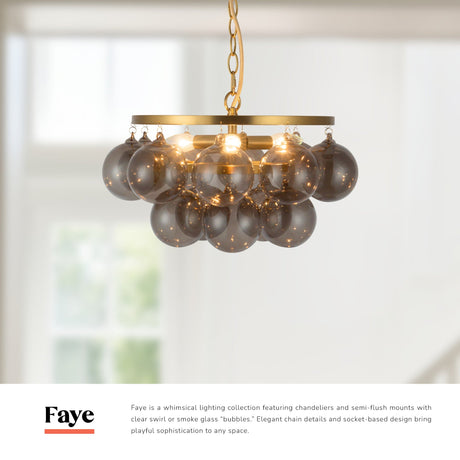 Alora Mood Faye 18-in Chandelier