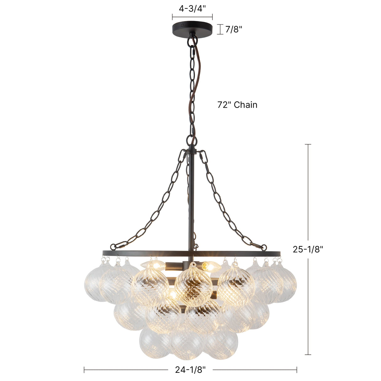 Alora Mood Faye 24-in Chandelier