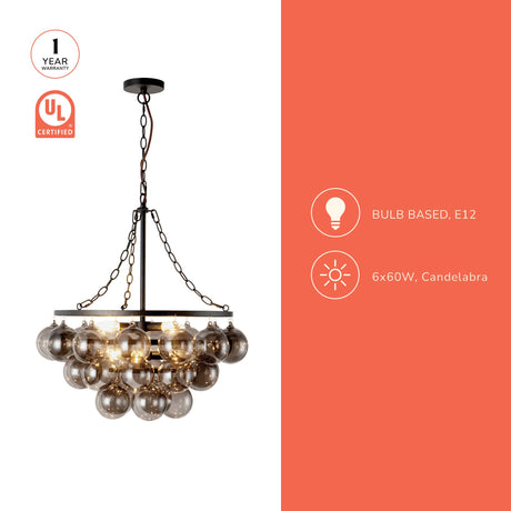 Alora Mood Faye 24-in Chandelier