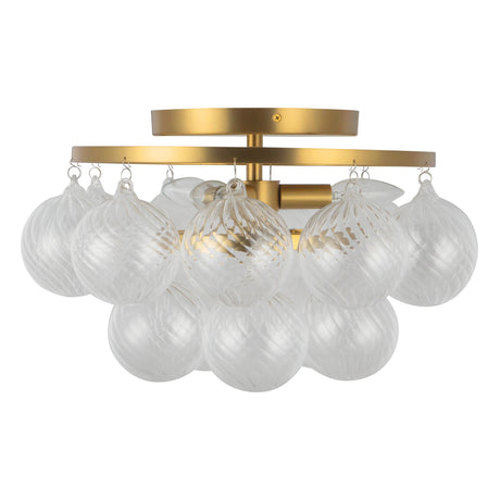 Alora Mood Faye 18-in Semi-Flush Mount