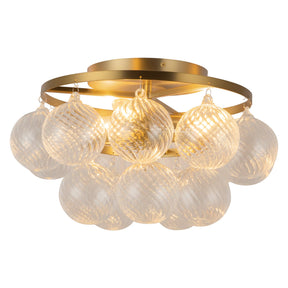 Alora Mood Faye 18-in Semi-Flush Mount