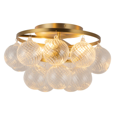 Alora Mood Faye 18-in Semi-Flush Mount