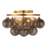 Alora Mood Faye 18-in Semi-Flush Mount