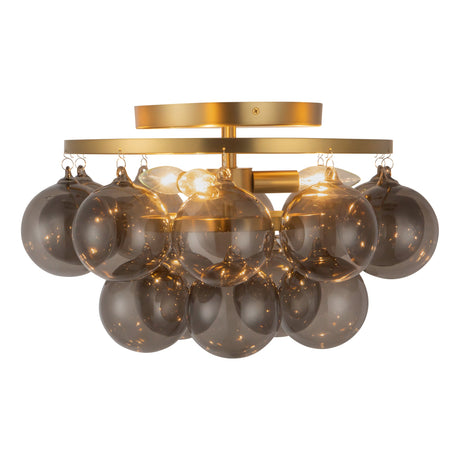 Alora Mood Faye 18-in Semi-Flush Mount