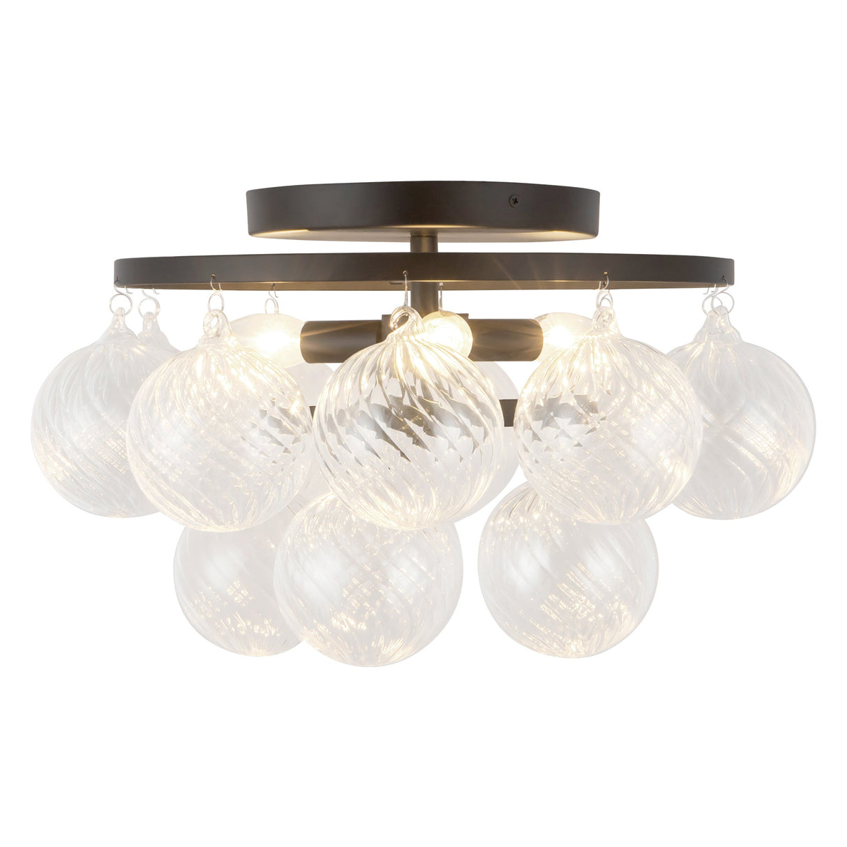 Alora Mood Faye 18-in Semi-Flush Mount