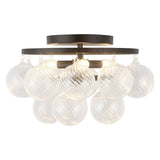 Alora Mood Faye 18-in Semi-Flush Mount