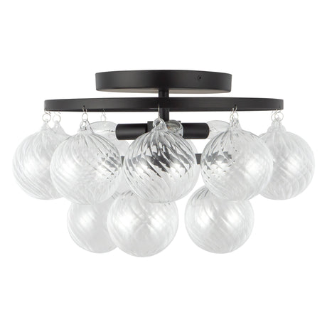 Alora Mood Faye 18-in Semi-Flush Mount
