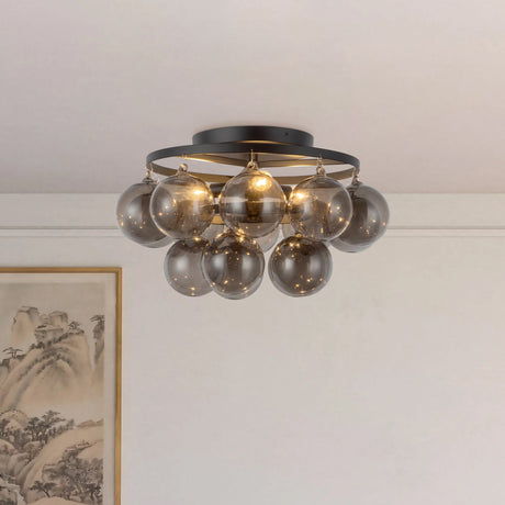 Alora Mood Faye 18-in Semi-Flush Mount