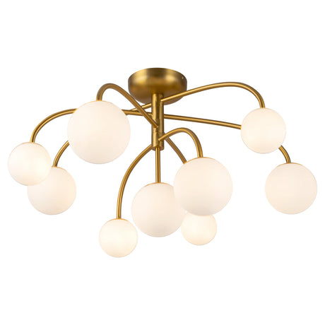 Alora Mood Fiona 33-in Semi-Flush Mount