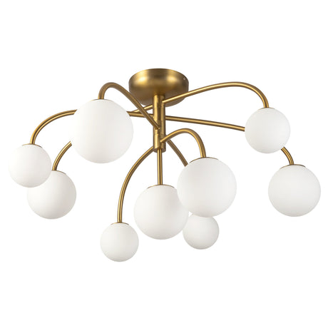 Alora Mood Fiona 33-in Semi-Flush Mount