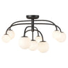 Alora Mood Fiona 33-in Semi-Flush Mount
