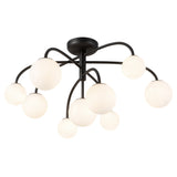 Alora Mood Fiona 33-in Semi-Flush Mount