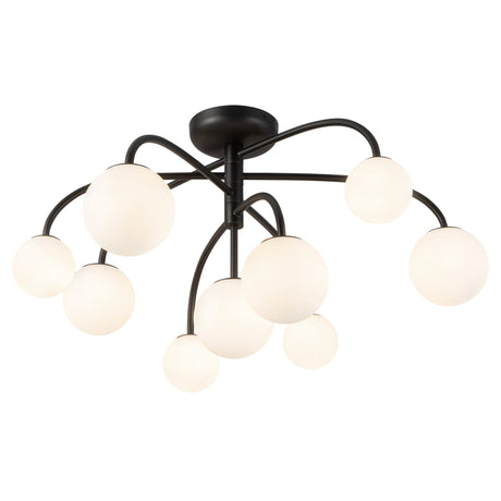 Alora Mood Fiona 33-in Semi-Flush Mount