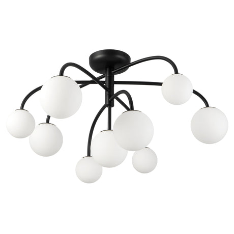 Alora Mood Fiona 33-in Semi-Flush Mount