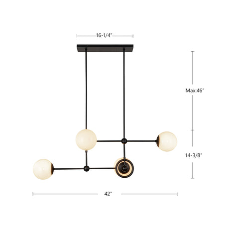 Alora Mood Fiore 42-in Chandelier