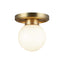Alora Mood Fiore 6-in Semi-Flush Mount