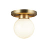 Alora Mood Fiore 6-in Semi-Flush Mount