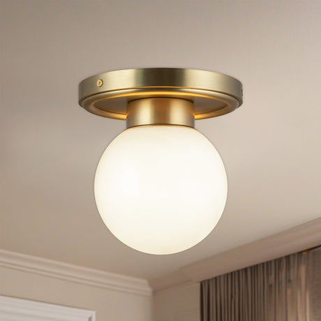 Alora Mood Fiore 6-in Semi-Flush Mount