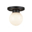 Alora Mood Fiore 6-in Semi-Flush Mount