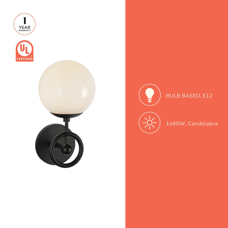 Alora Mood Fiore 6-in Wall/Vanity Light