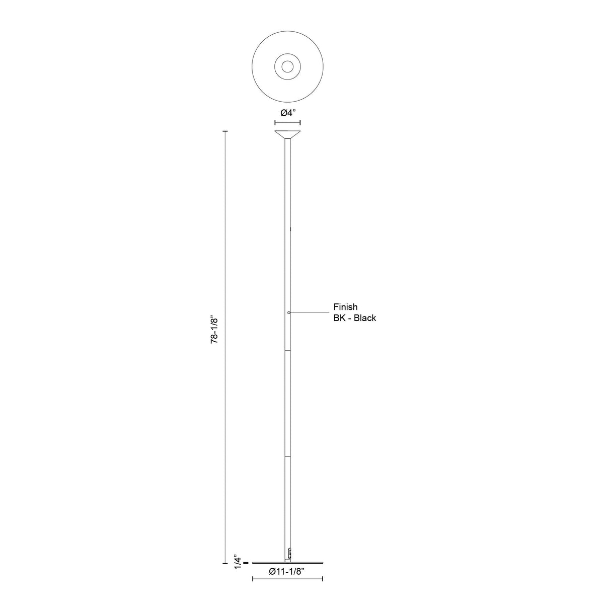 Kuzco Valor 68-in Floor Lamp
